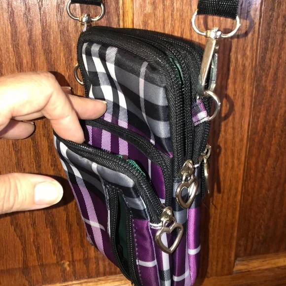 Purple and Black Mini Bag - Picture 6 of 15